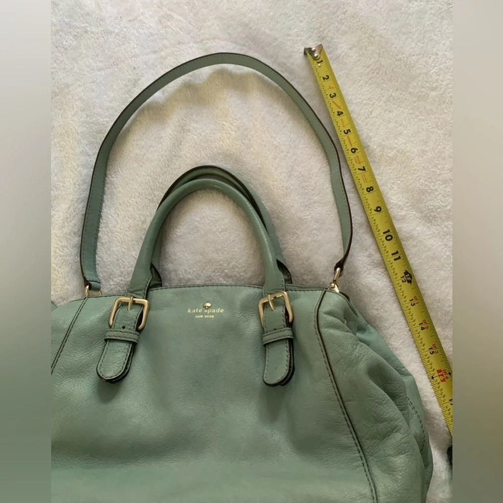 Kate Spade Brighton Park Sloan Satchel Baby Blue Preppy Travel Personal Item